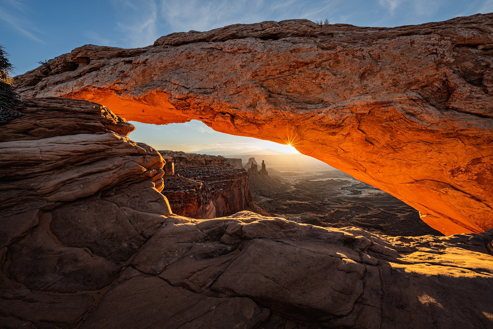 Mesa Arch Sunrise | 16 March 2025 | Canyonlands National Park, Moab, Utah, United States | Nikon Z8 | 14mm f/14 1/15s ISO64 | 45.5MP | Processed from RAW in Adobe Photoshop Lightroom 13
