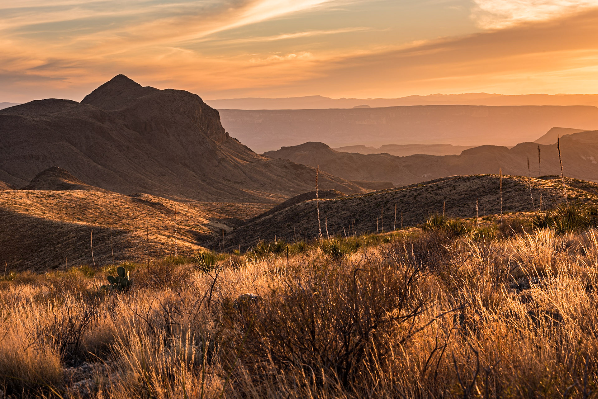 Golden Hour in Big Bend | 15 March 2016 | Big Bend National Park, Texas, United States | Nikon D810 | 36 MP | Processed from RAW using Adobe Lightroom 13