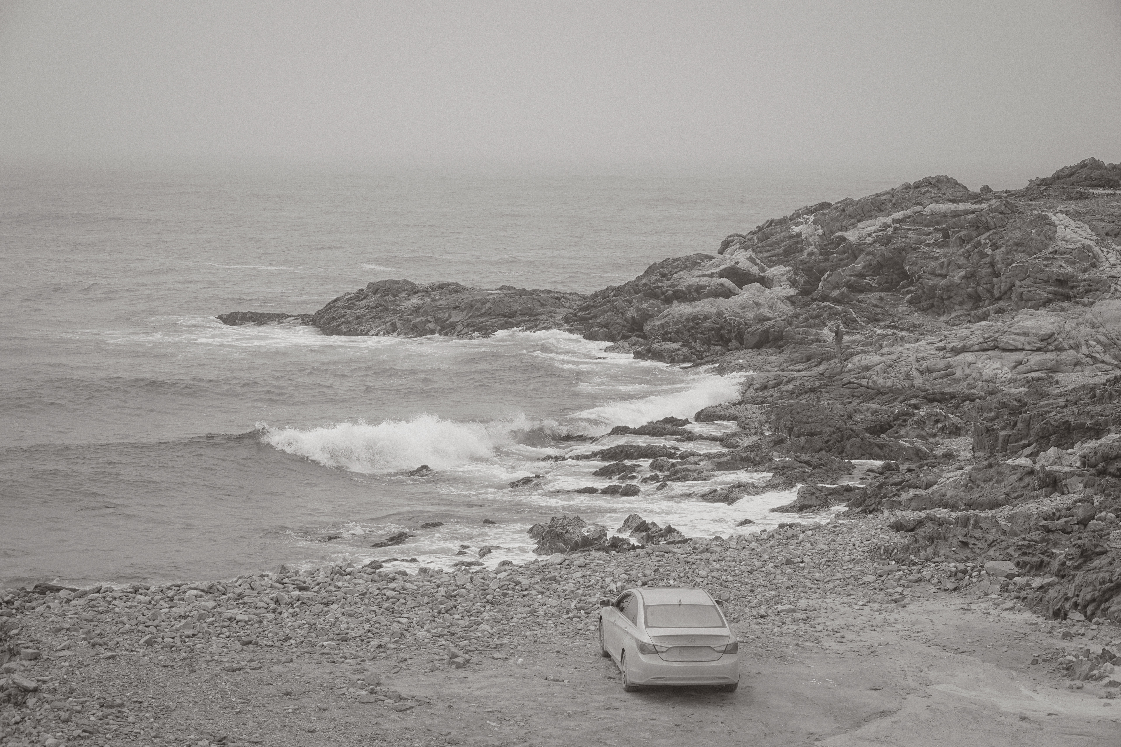 Fisherman at the coast