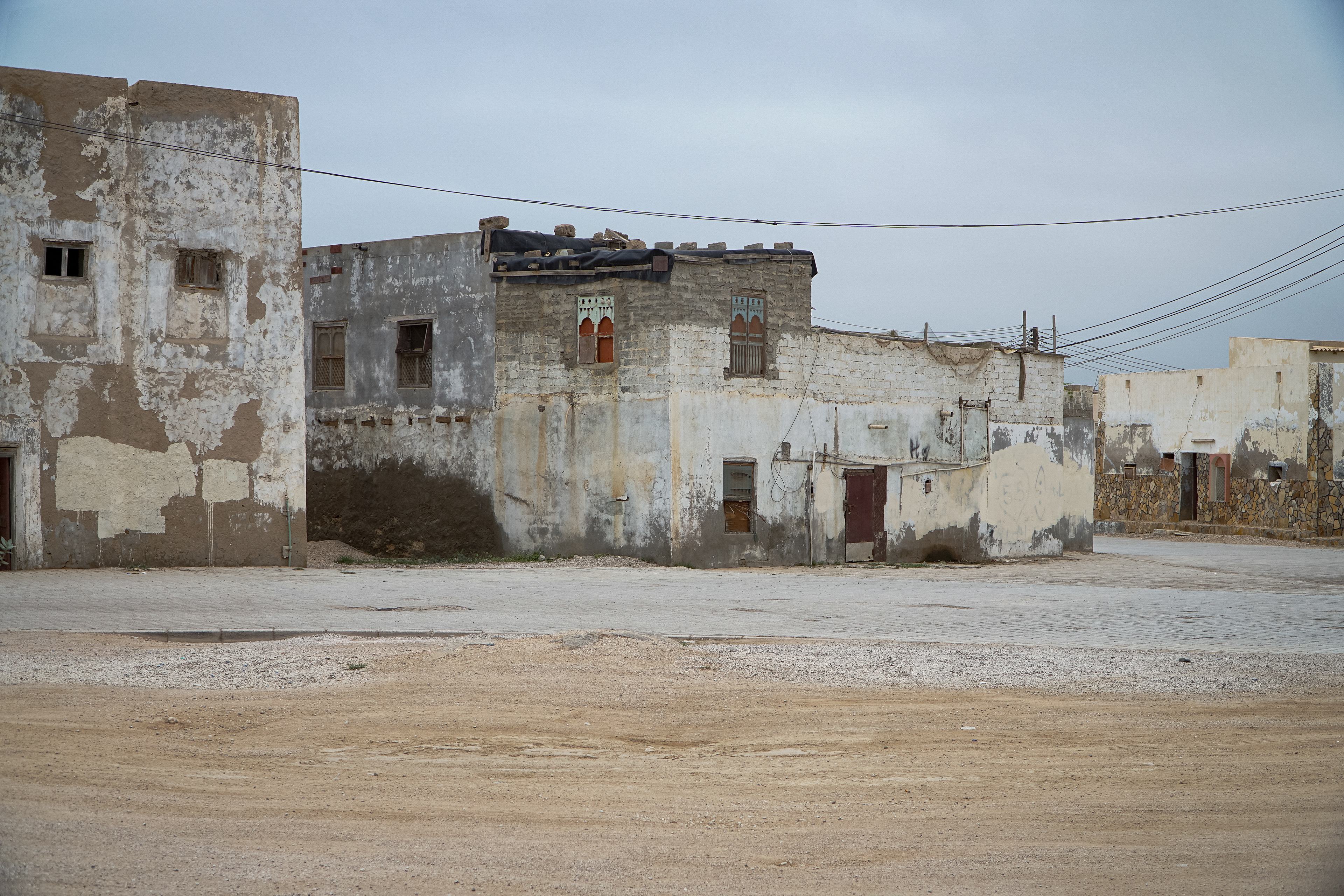 Abandoned homes, Mirbat