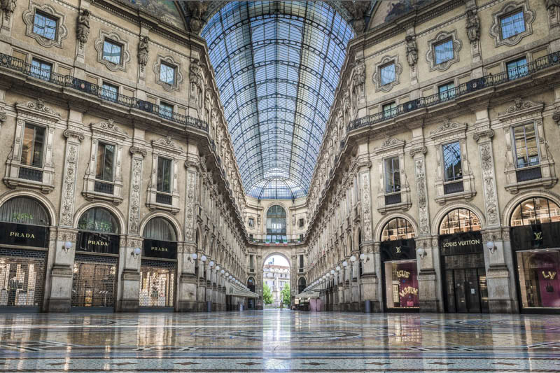 GALLERIA DAY - 7 backplates & 1 HDRI