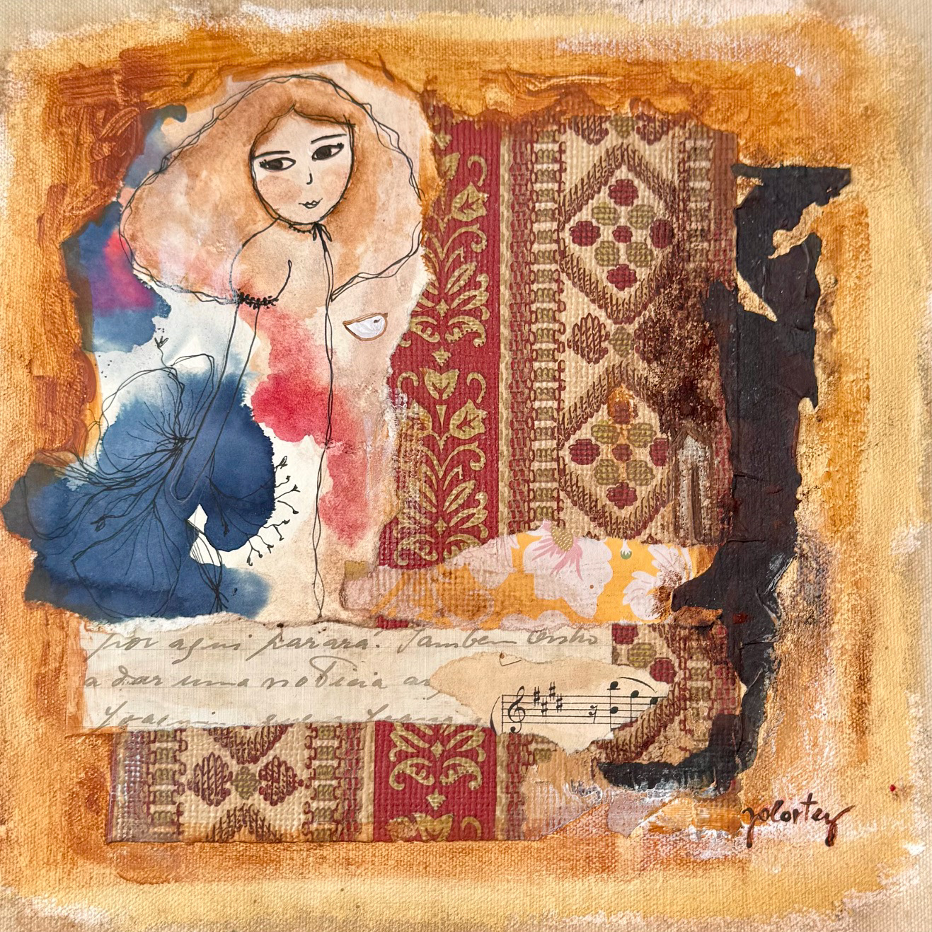 PRELÚDIO II  25 X 25 cm