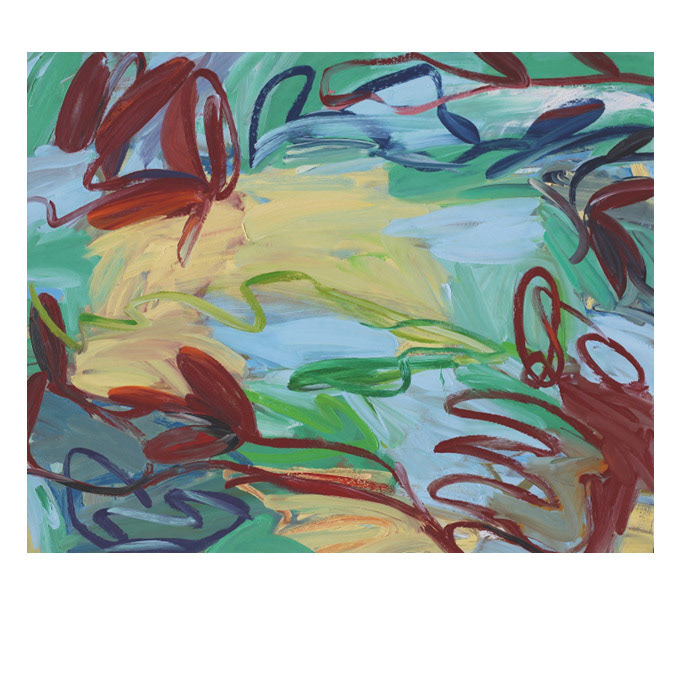 New Growth, 2008 Oil on canvas 50 x 60 inches