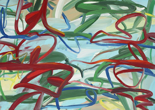 New Growth 2, 2010 Oil on canvas 48 x 69 inches