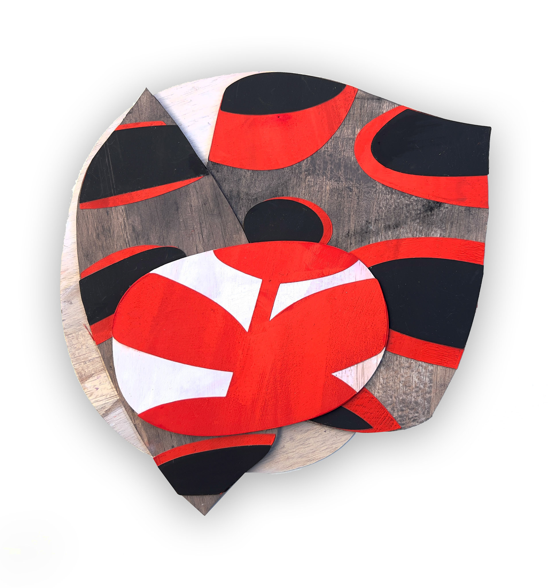 Calyx Series 1, 11x11 inches acrylic on wood 20232