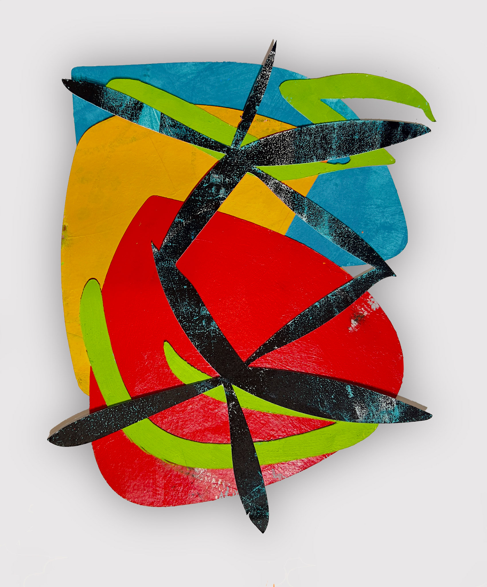 Double Seed 1, 15 x 12 inches, acrylic on paper