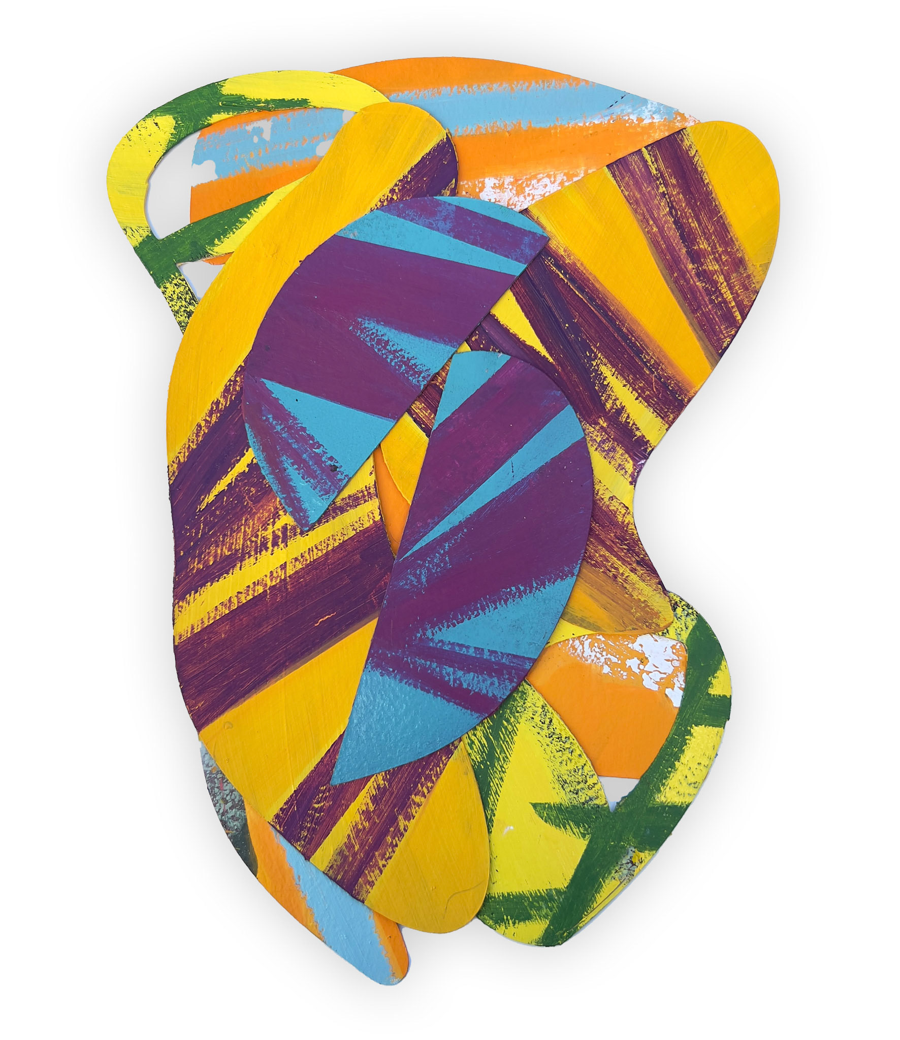  Calyx Series 9, 13 x 9.5 inches acrylic on paper 2023