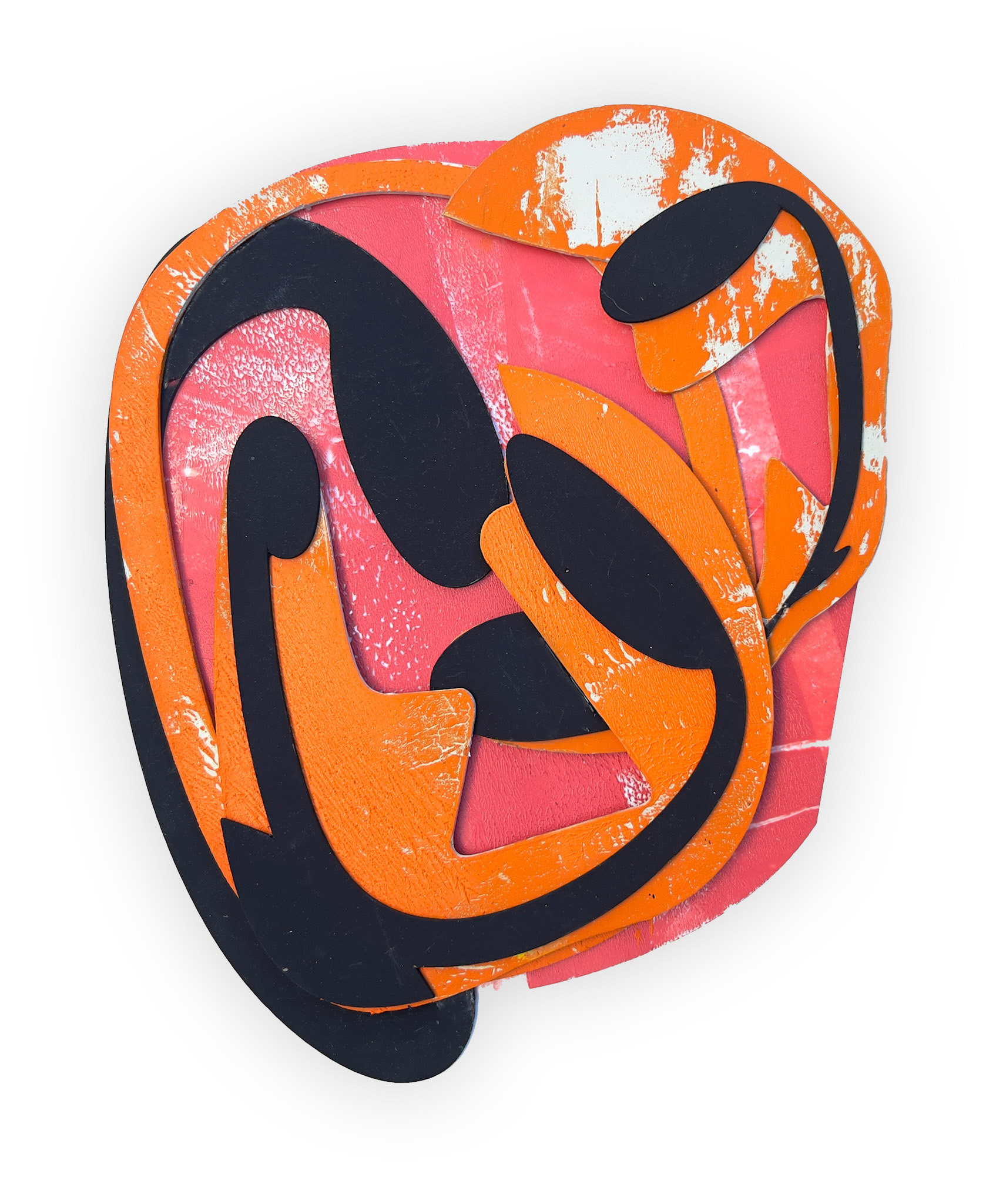 in the Bud 7. 11.2/8 x 9 inches, acrylic on paper, 2023