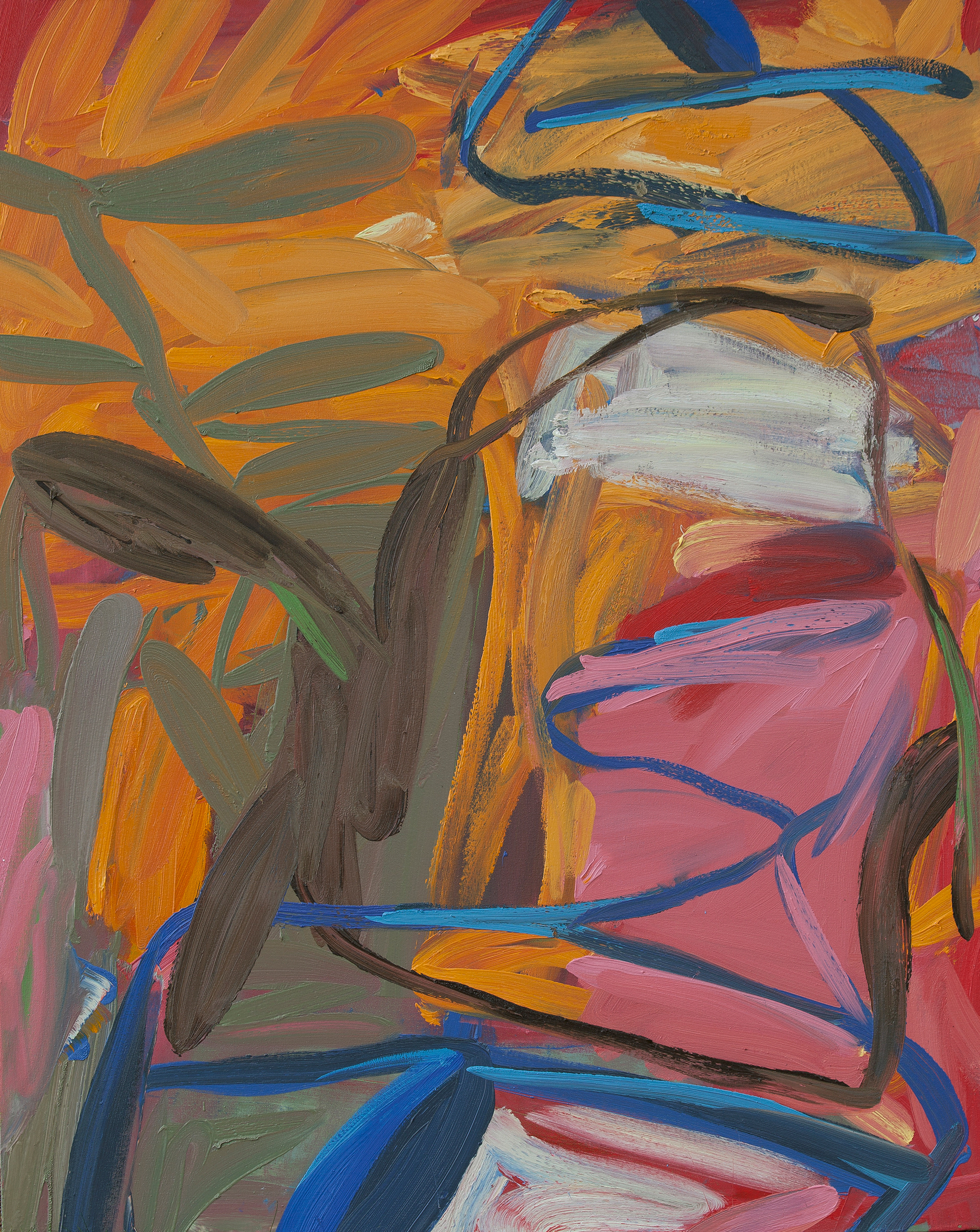 Growing Pains, oil on canvas 60 x 50 inches 2016