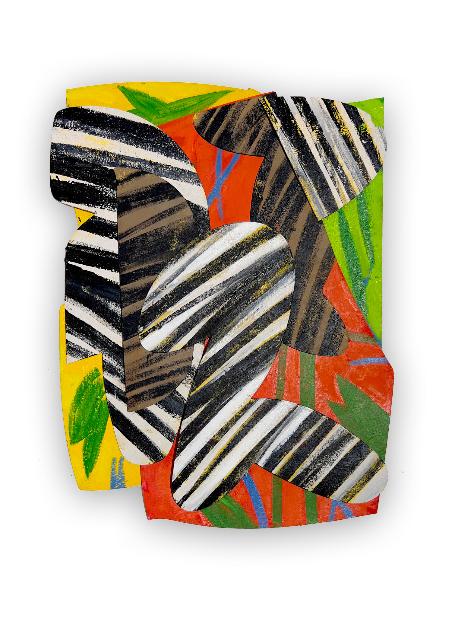  Calyx Series 5, 13.25 x10.5 inches acrylic on paper 2023