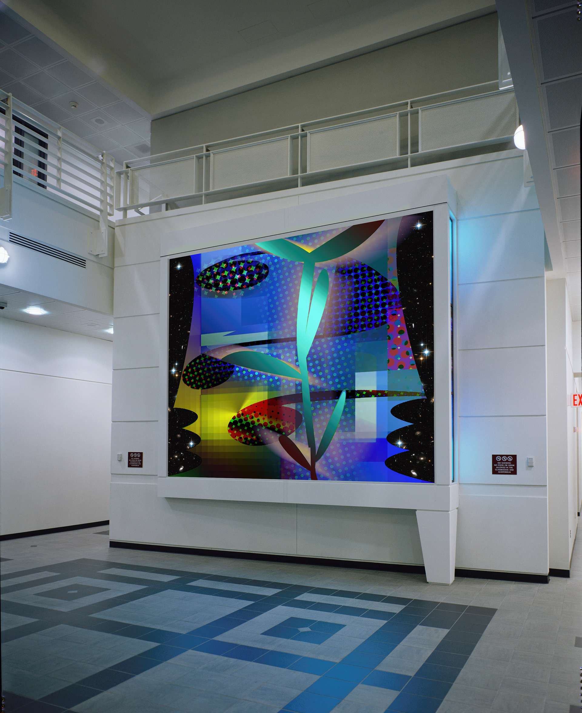 The Curtains of Night. Digital Print. Commissioned by Boston University