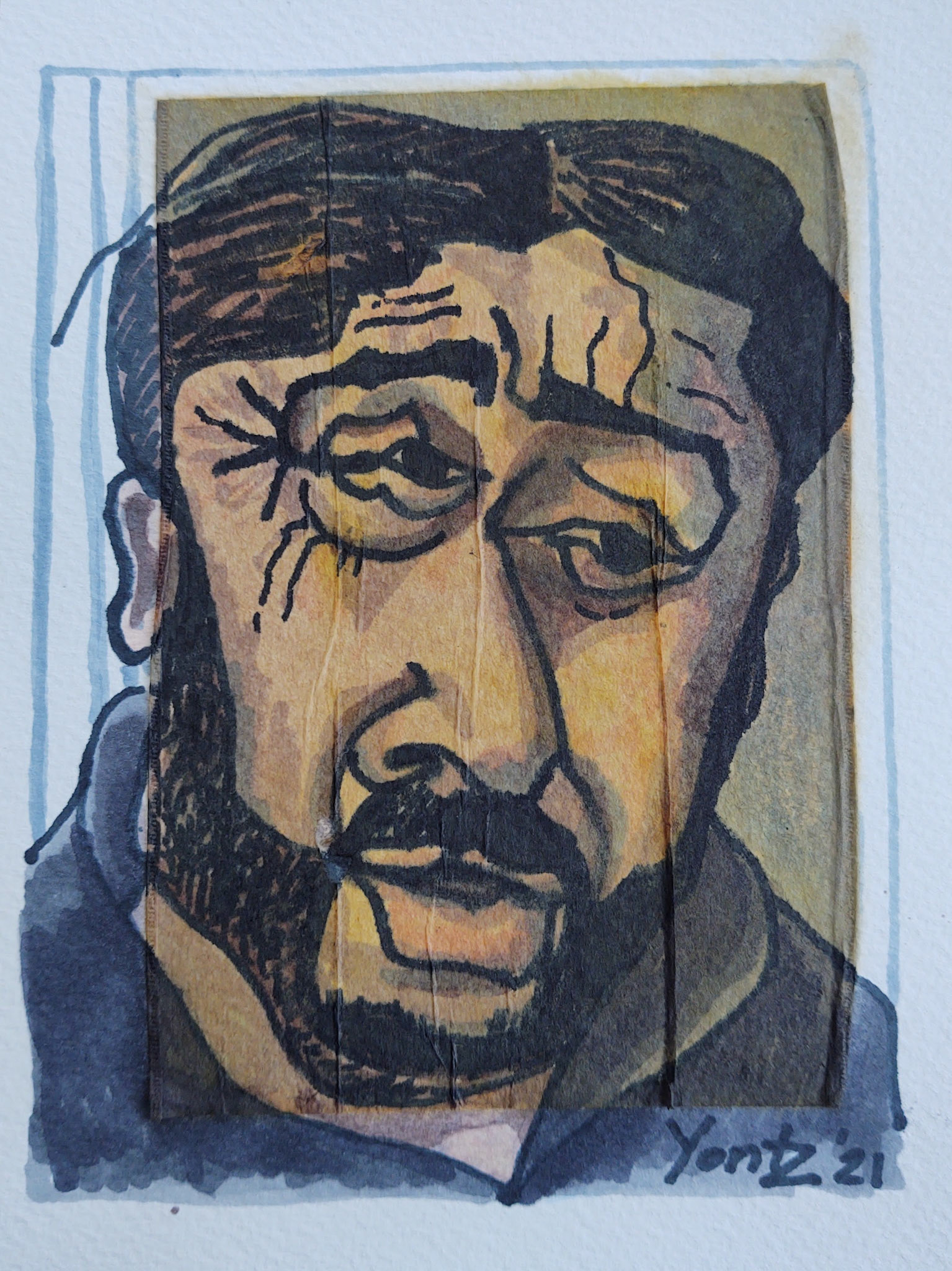 Tea Portrait no. 10 'Hassan'