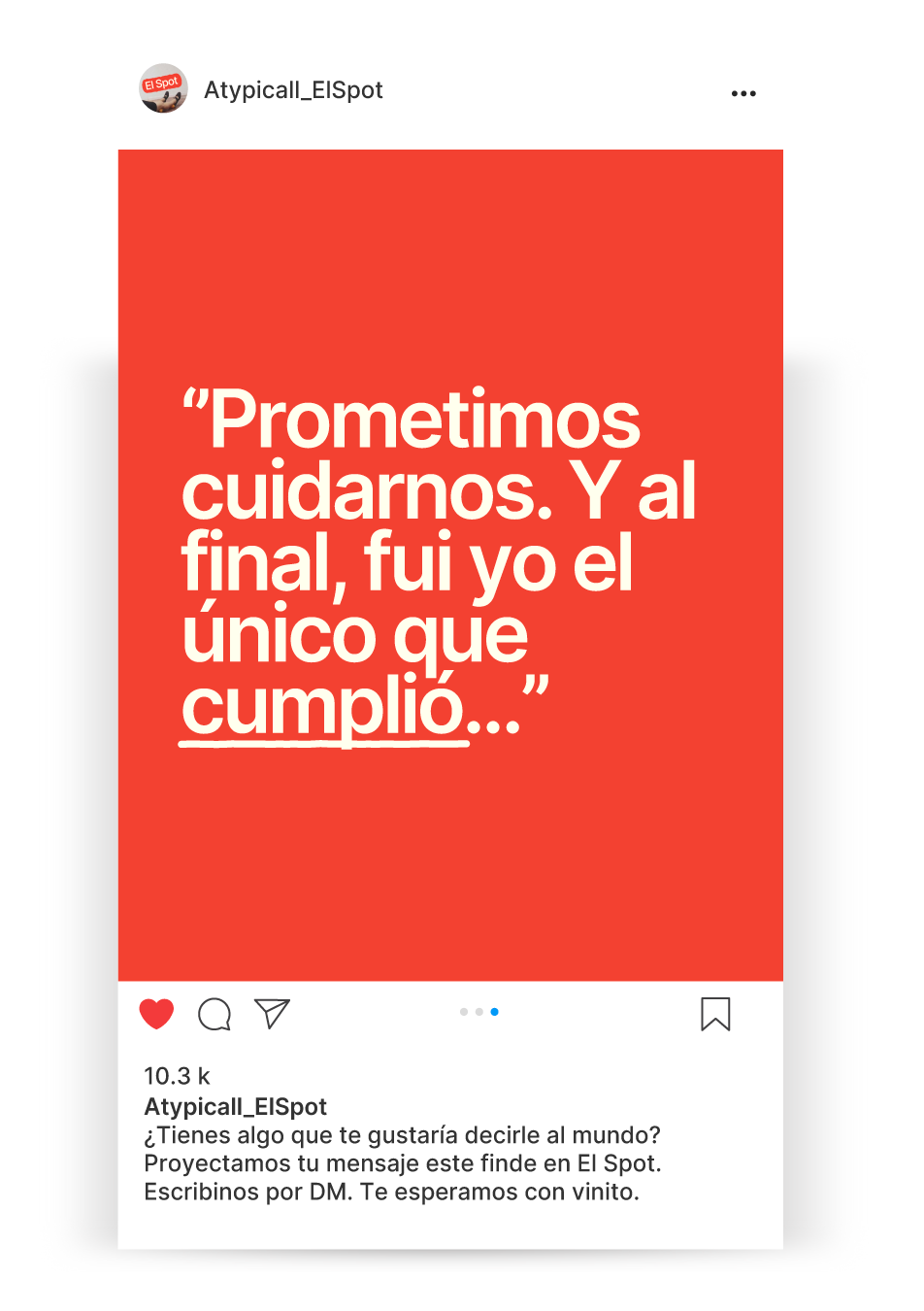 El Spot: Feed Post