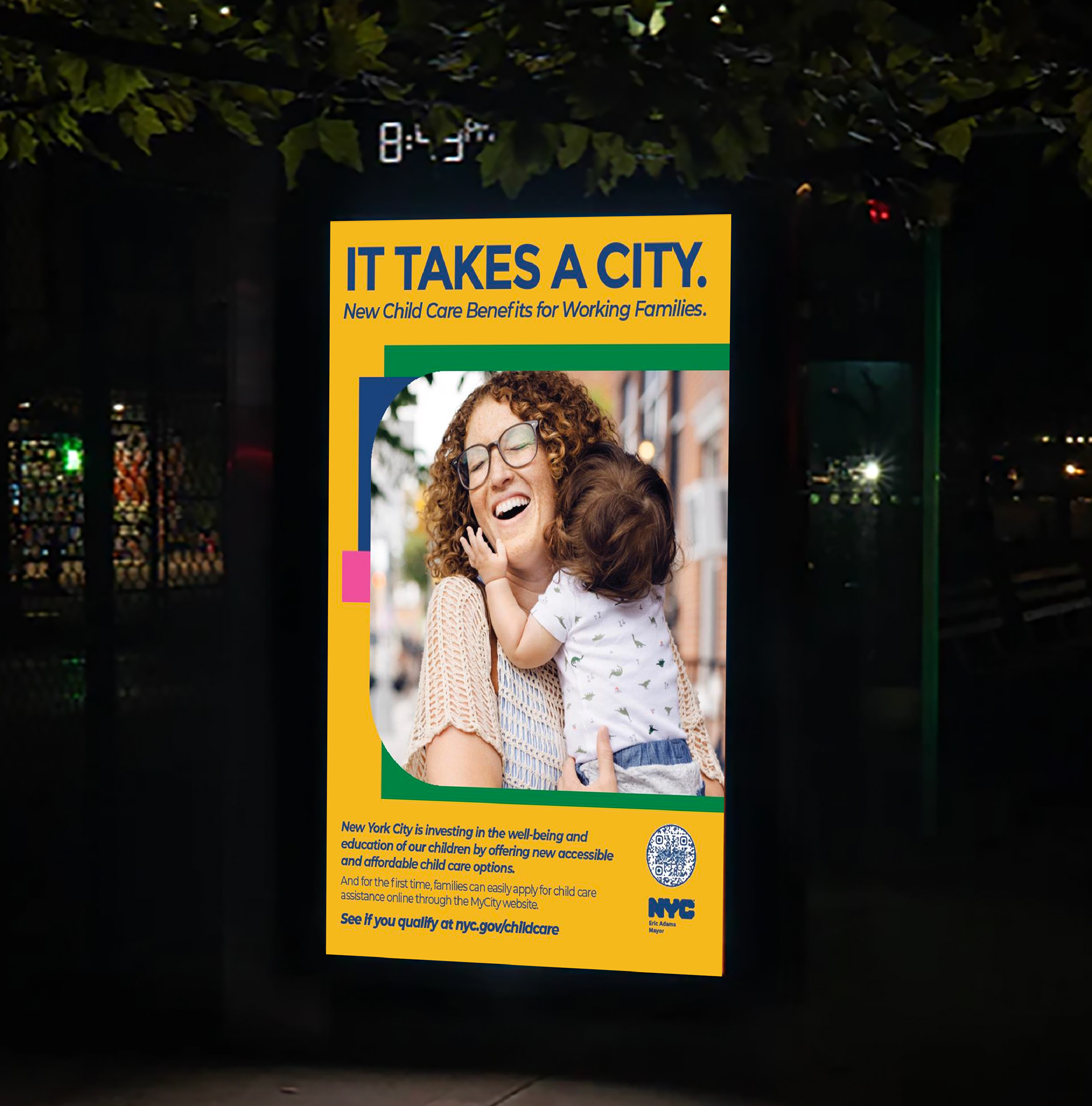 English bus poster
