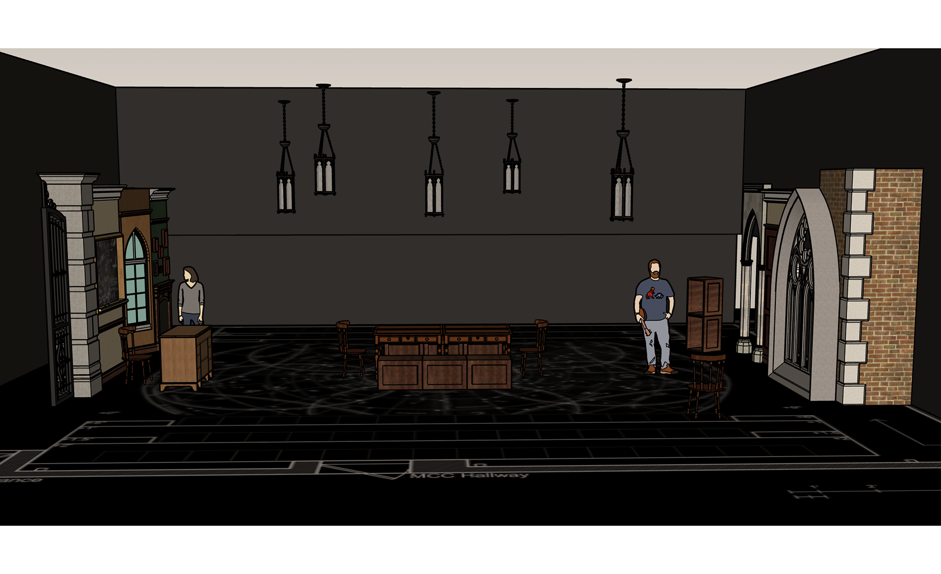 full 3D rendering