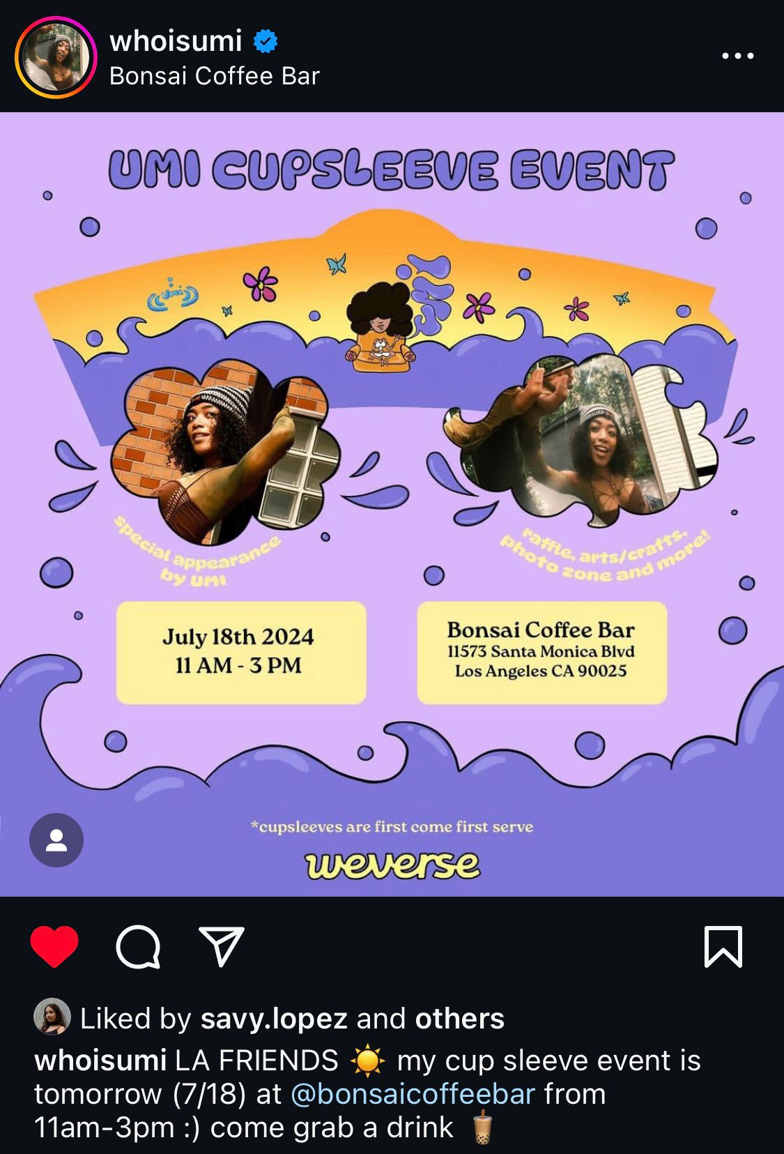 UMI event flyer post