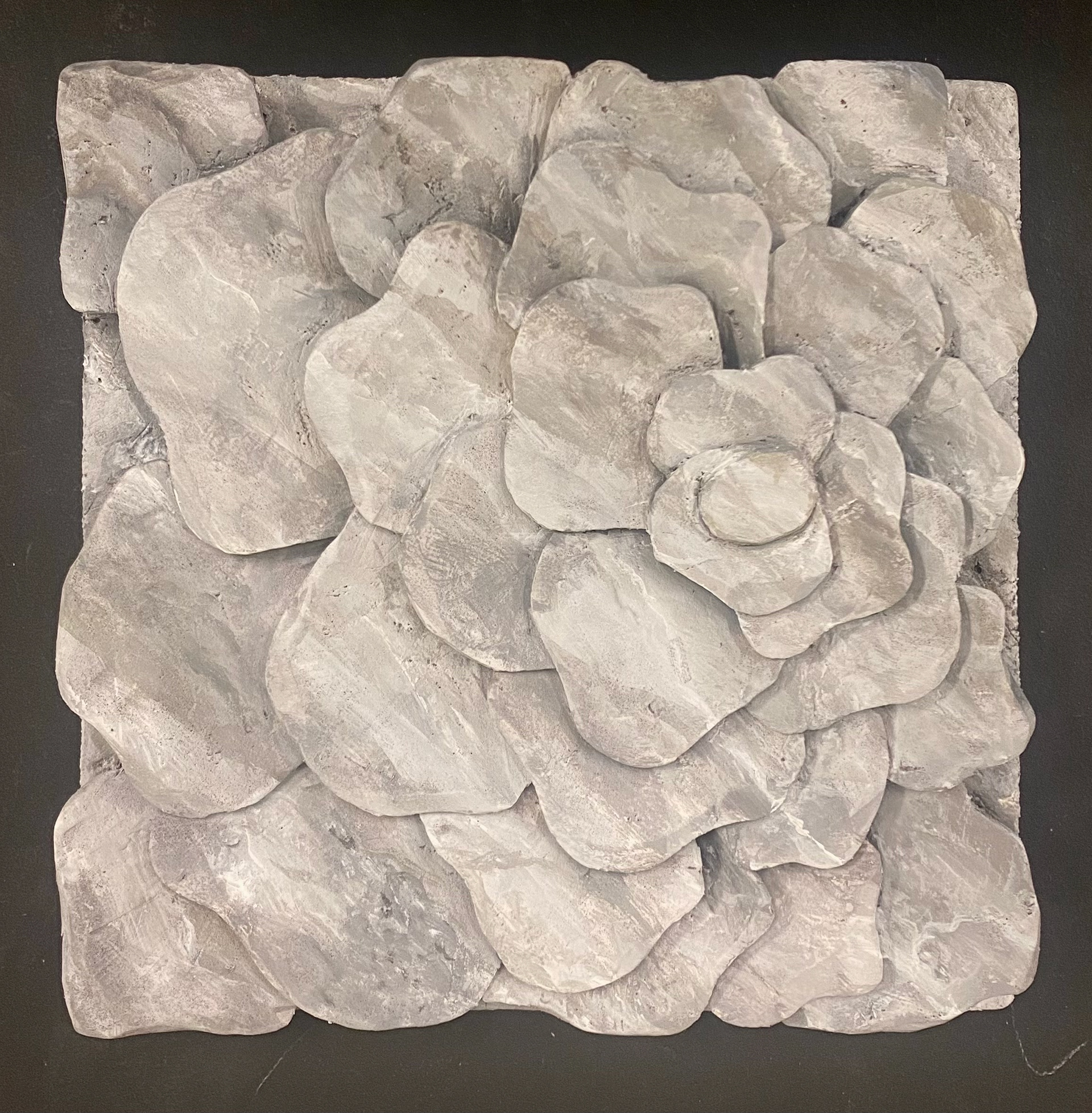 foam carving with marble finish