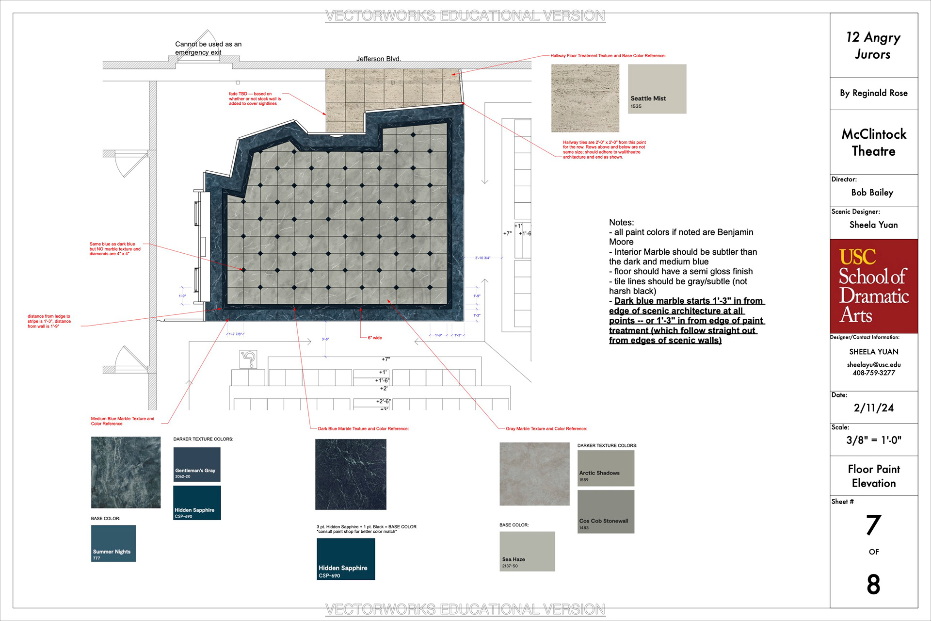 floor paint elevation
