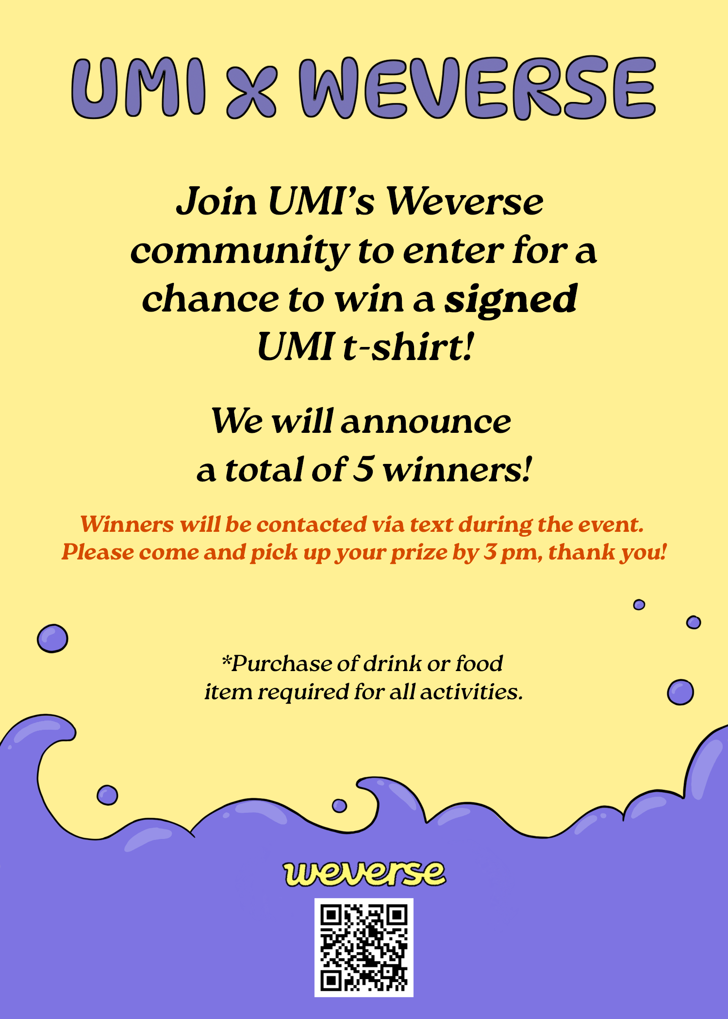 t-shirt giveaway flyer design