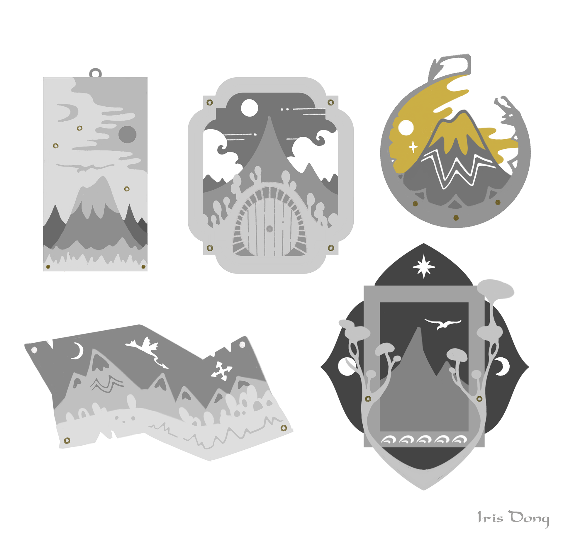 Tolkien-inspired Pendant Designs