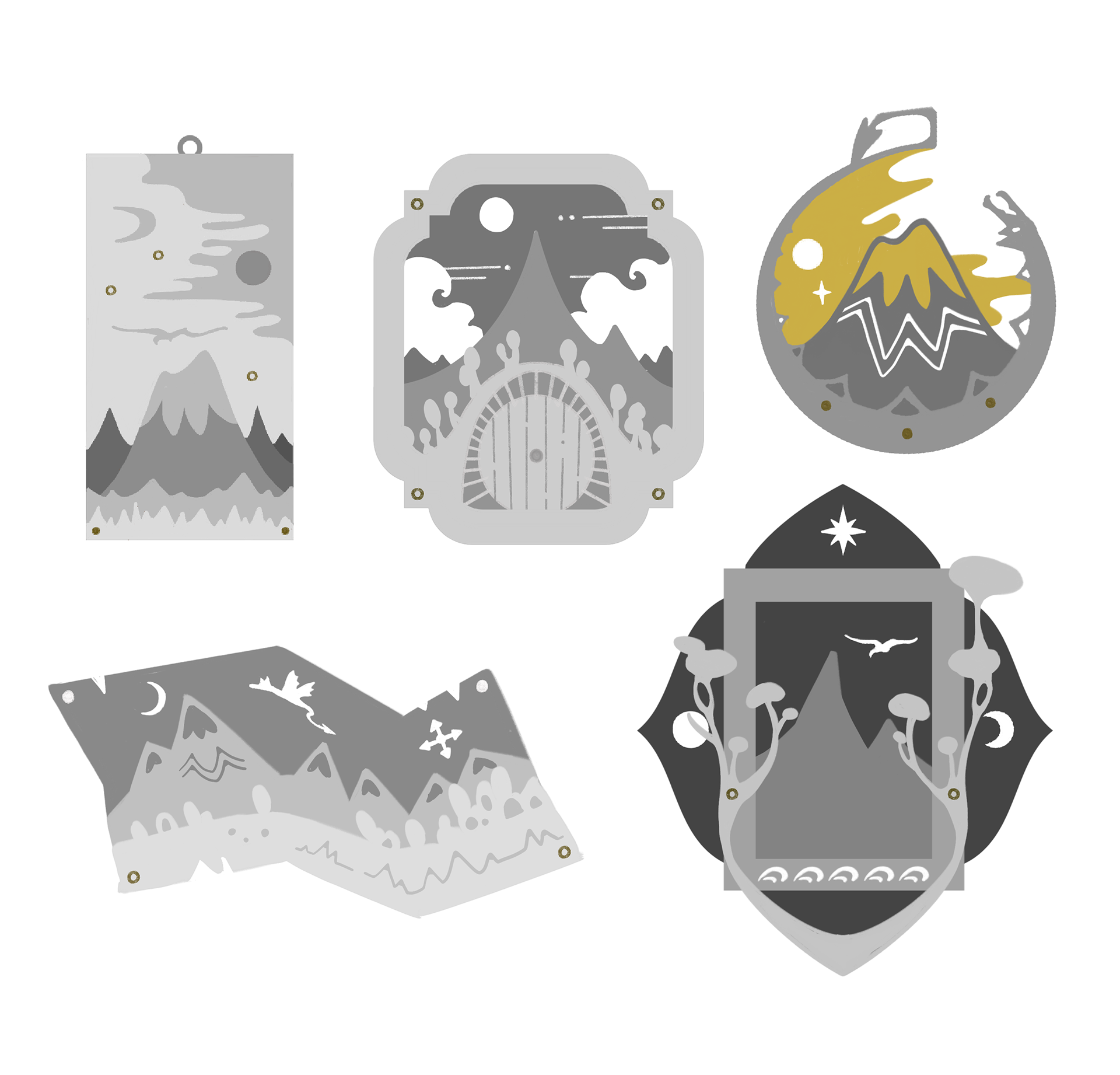 Tolkien-inspired Pendant Designs