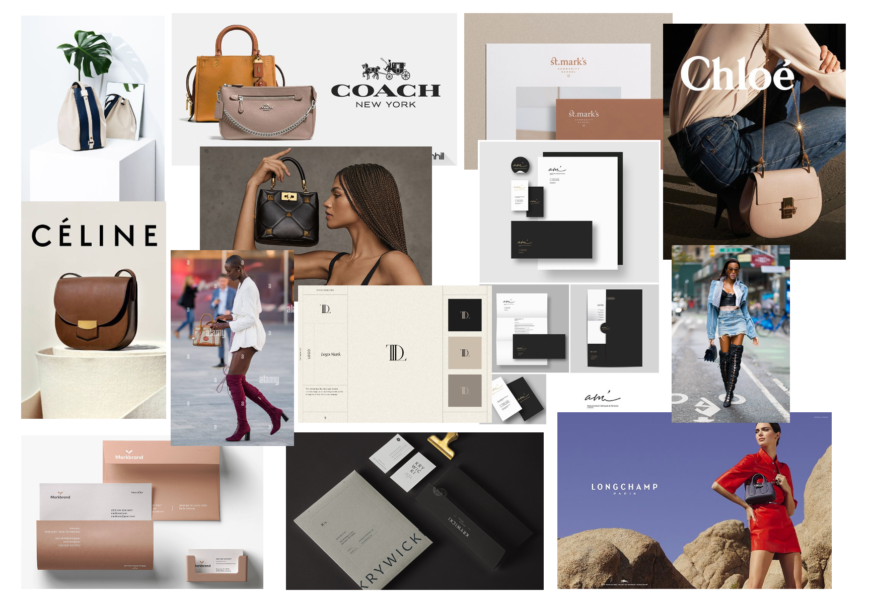High End Fashion Mood Board
