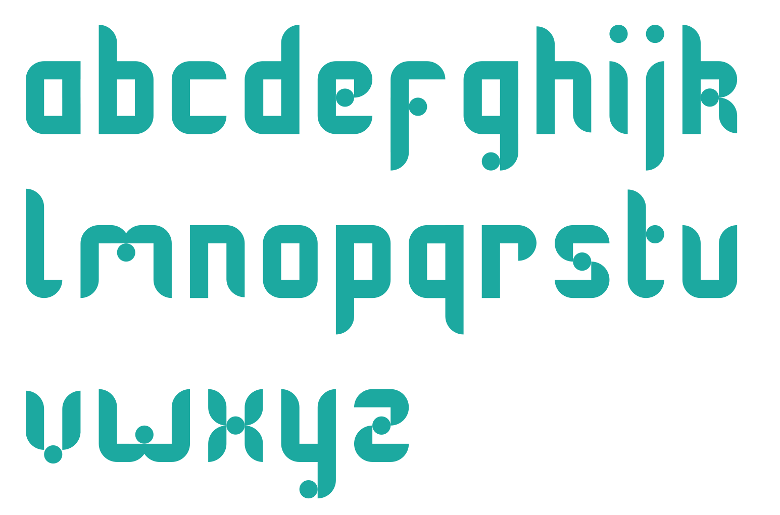 Final Modular Typeface