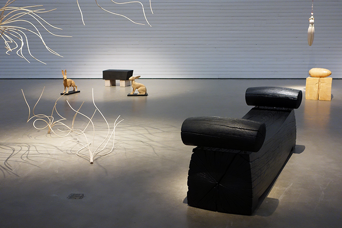 Utställningen Grain. Steneby Konsthall.