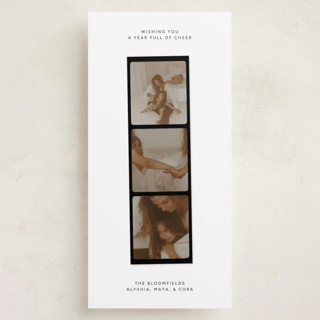 Highlight Reel — Minted Holiday Photo Card