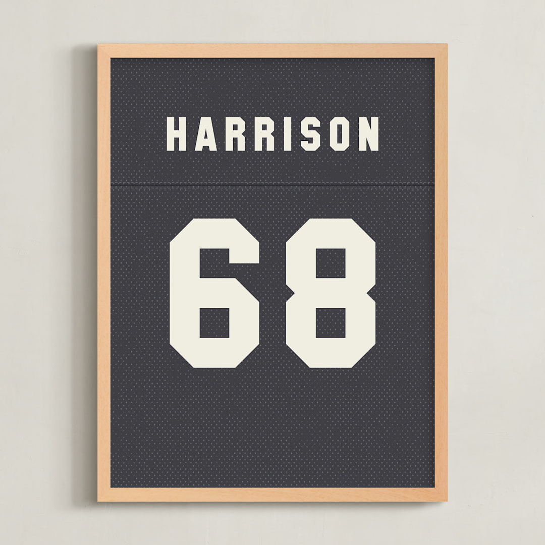 Game Day — Minted Custom Art available on Minted.com and Pottery Barn Teen