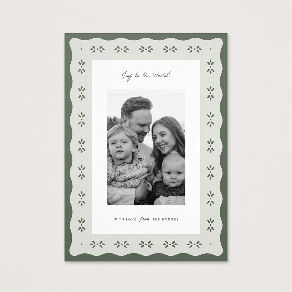Joyful Frame — Greenvelope Holiday Photo Card