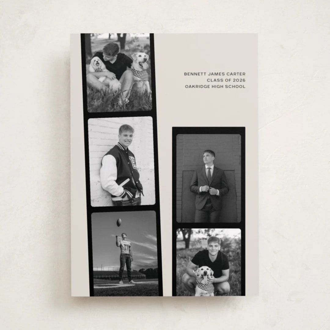 Highlight Reel — Minted Graduation Announcement Suite