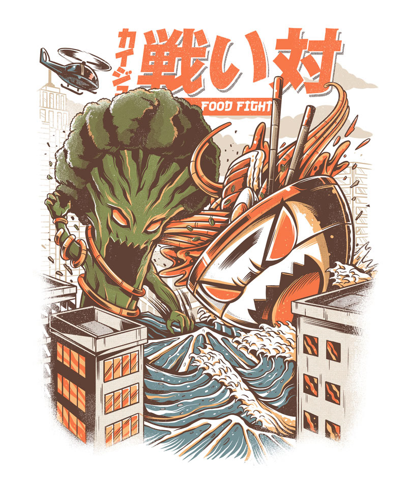 Brocco vs Ramen Kaijus 