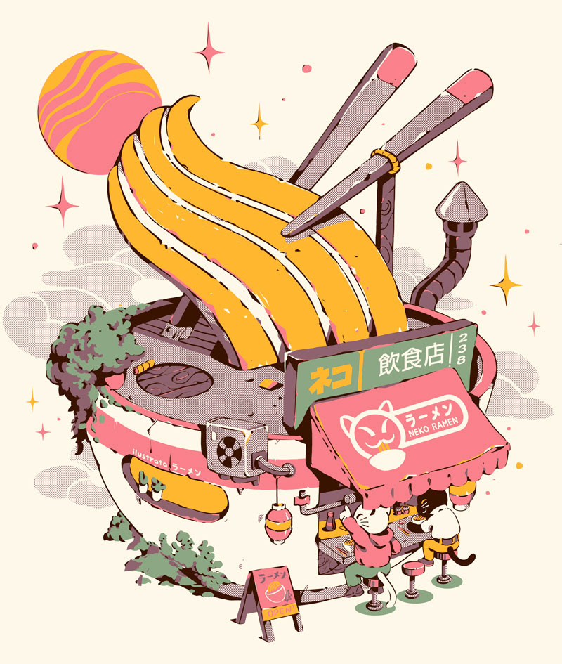 Ramen Bowl Restaurant - Cream