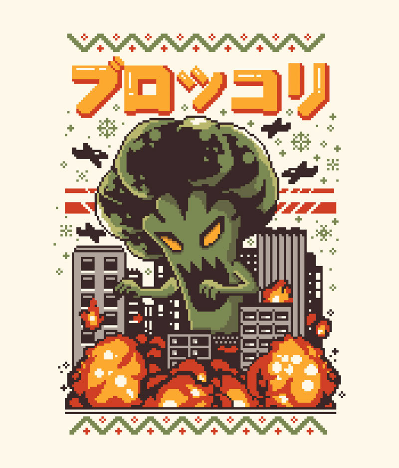 Christmas Broccozilla