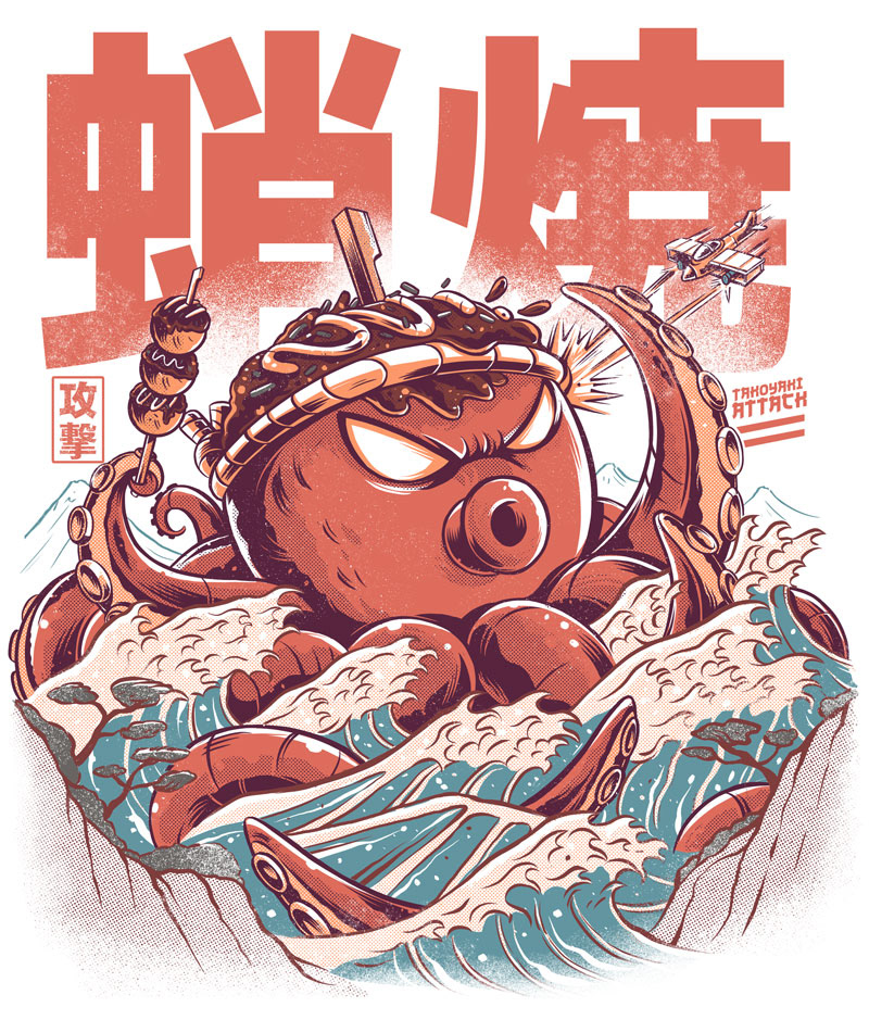 Takoyaky Attack - White