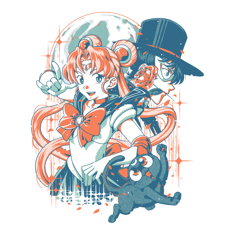 Moon And Roses