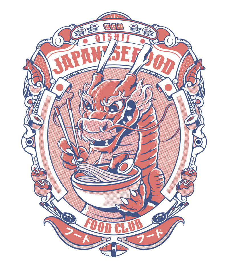 Japanese Food Club White