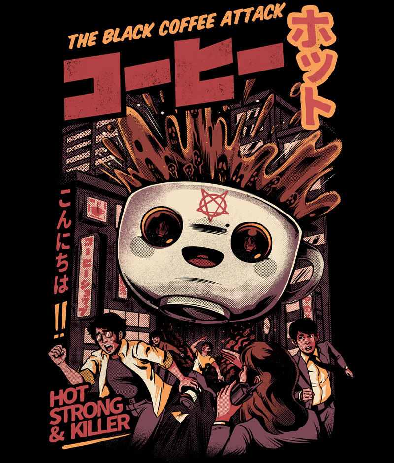 Black Coffee Kaiju - Black