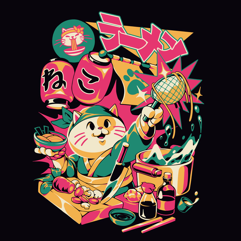 Neko Ramen - Black Version