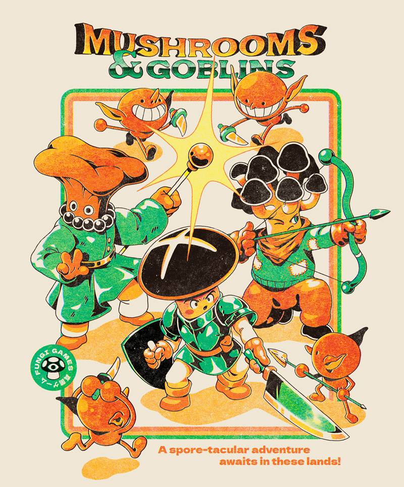 Mushrooms and Goblin
