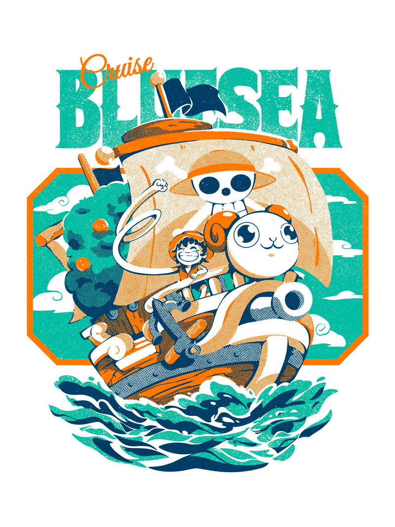 Blue Sea Cruise - White