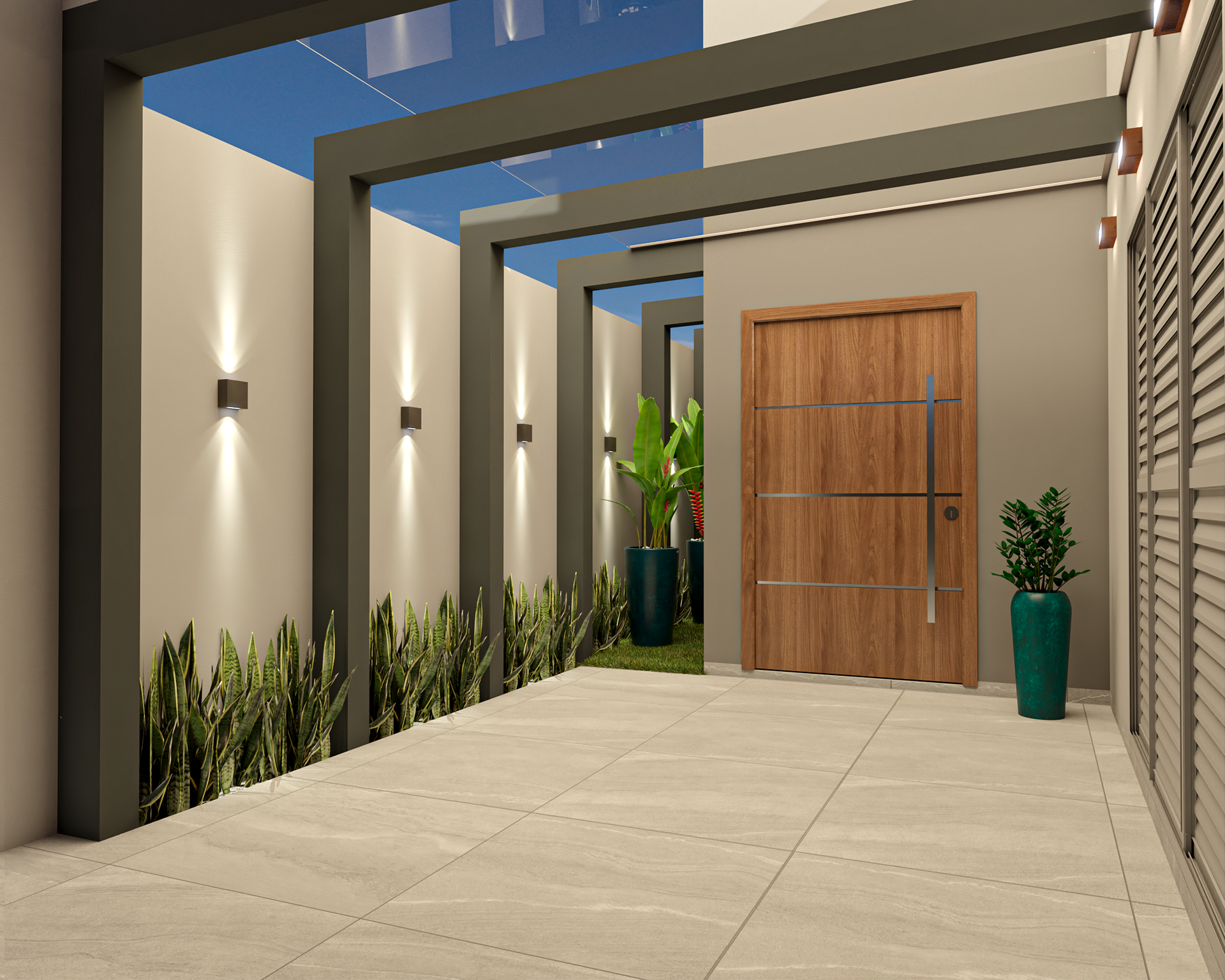 Pergolado Garagem