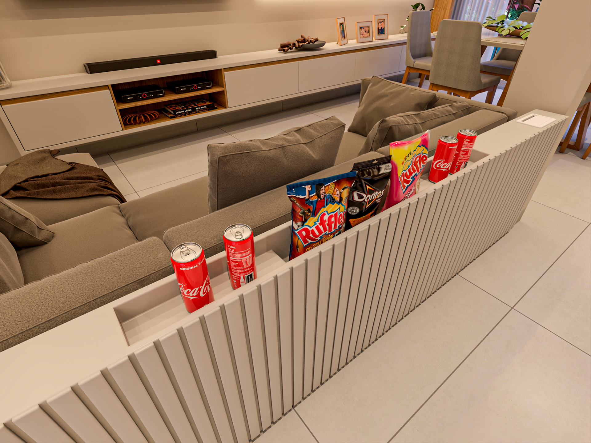 Detalhe Aparador de Sofá