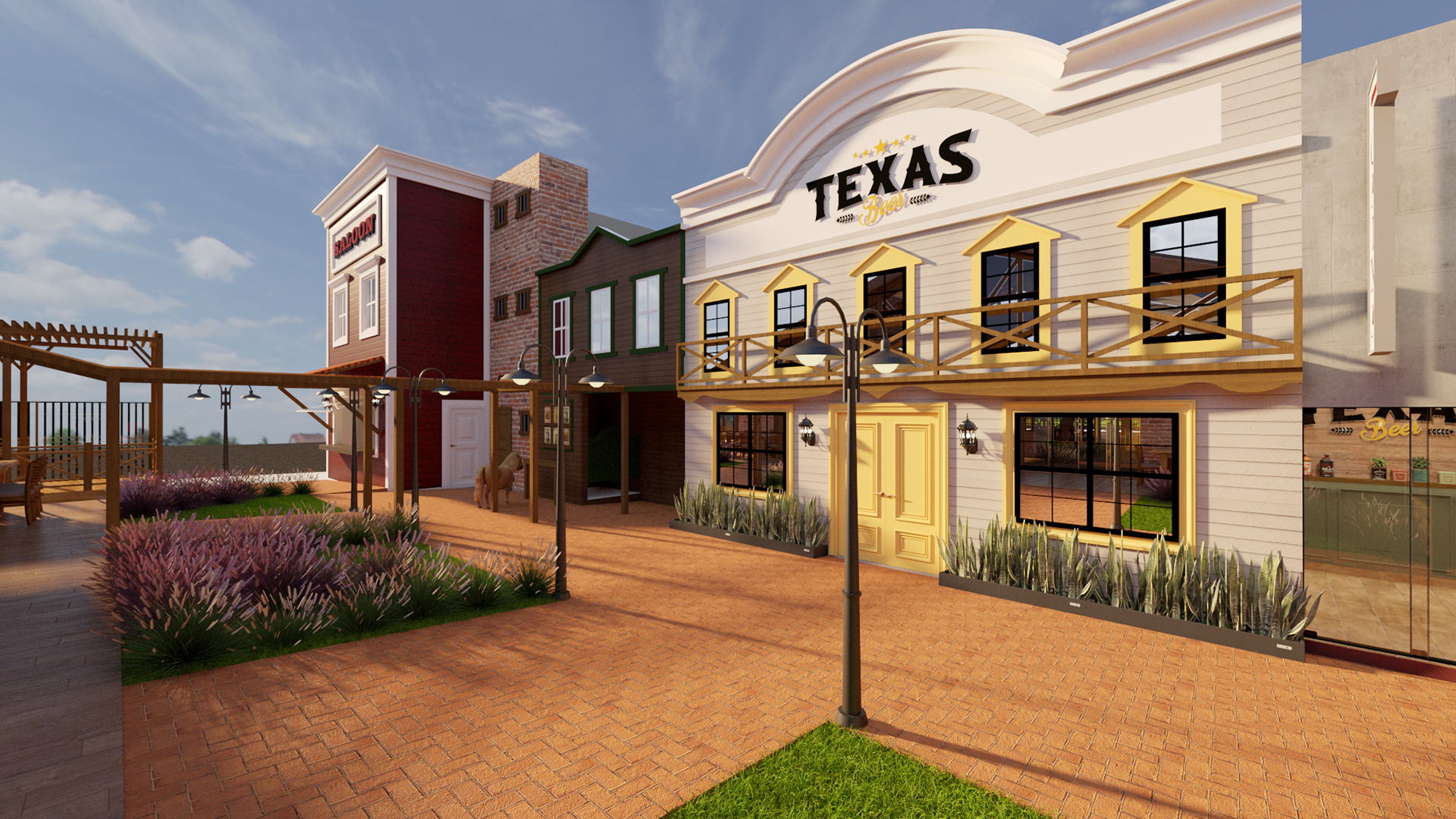 Fachada do Fundo - Vila Texana