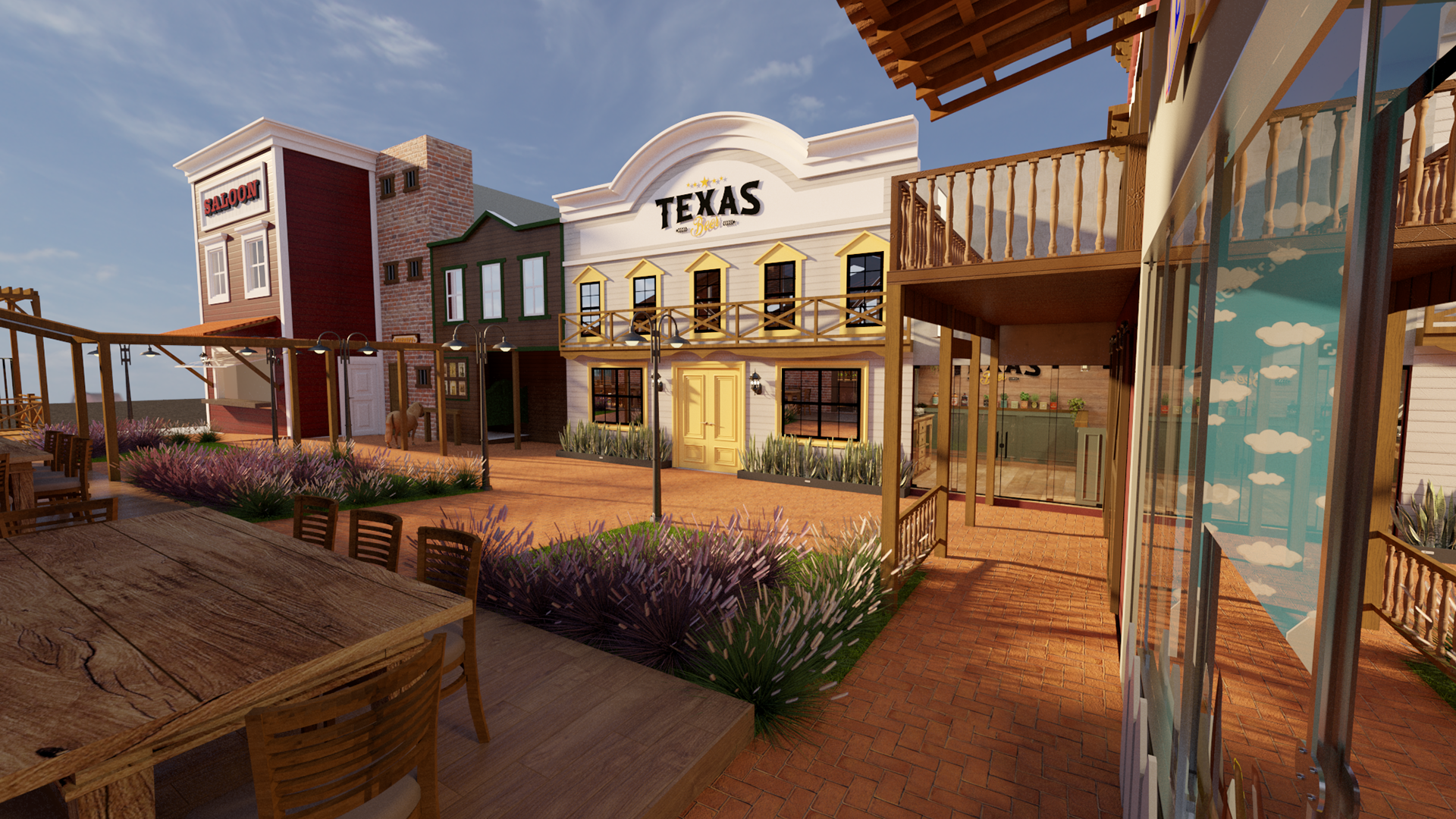 Fachada do Fundo - Vila Texana