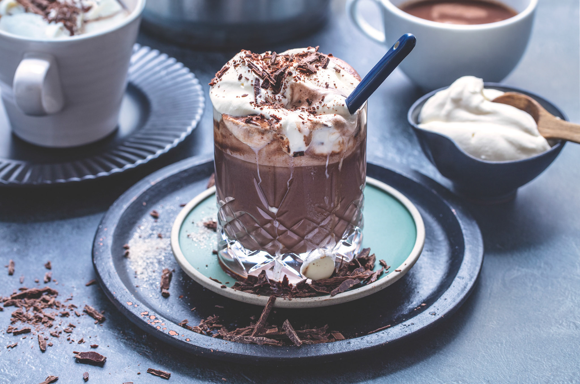 Varm sjokolade med krem retro look. Foto Stian Broch, godt.no, VG