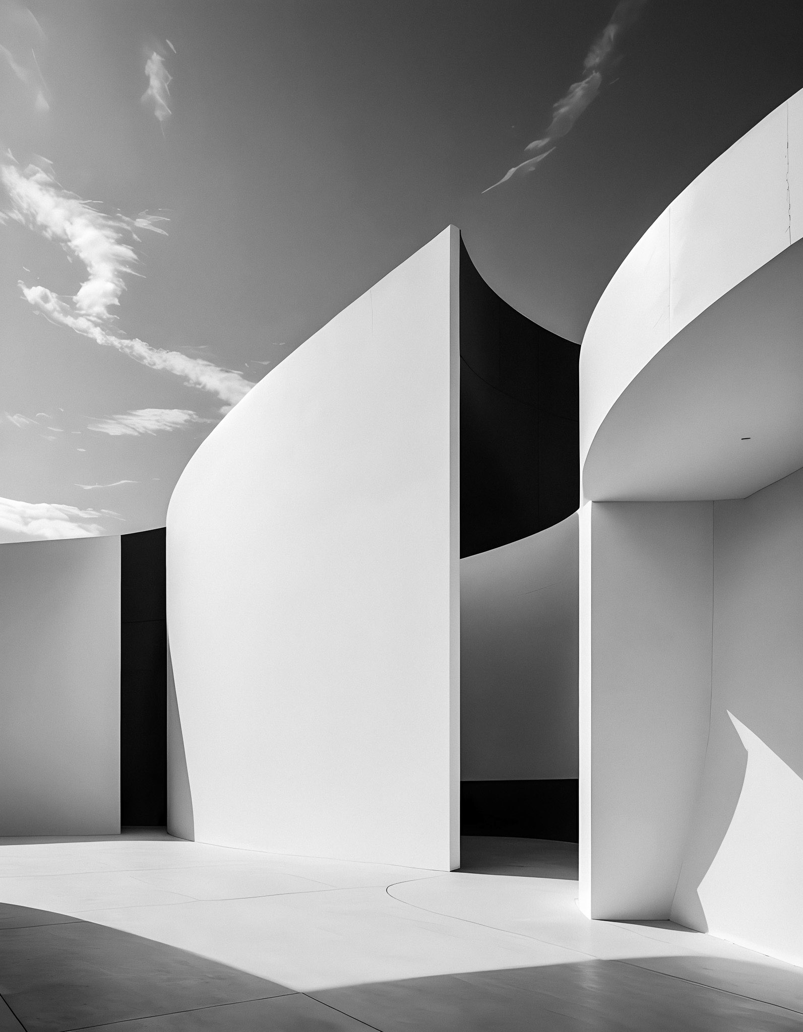 Architecture Abstract in Black and White © Bob Orsillo - All Rights Reserved.