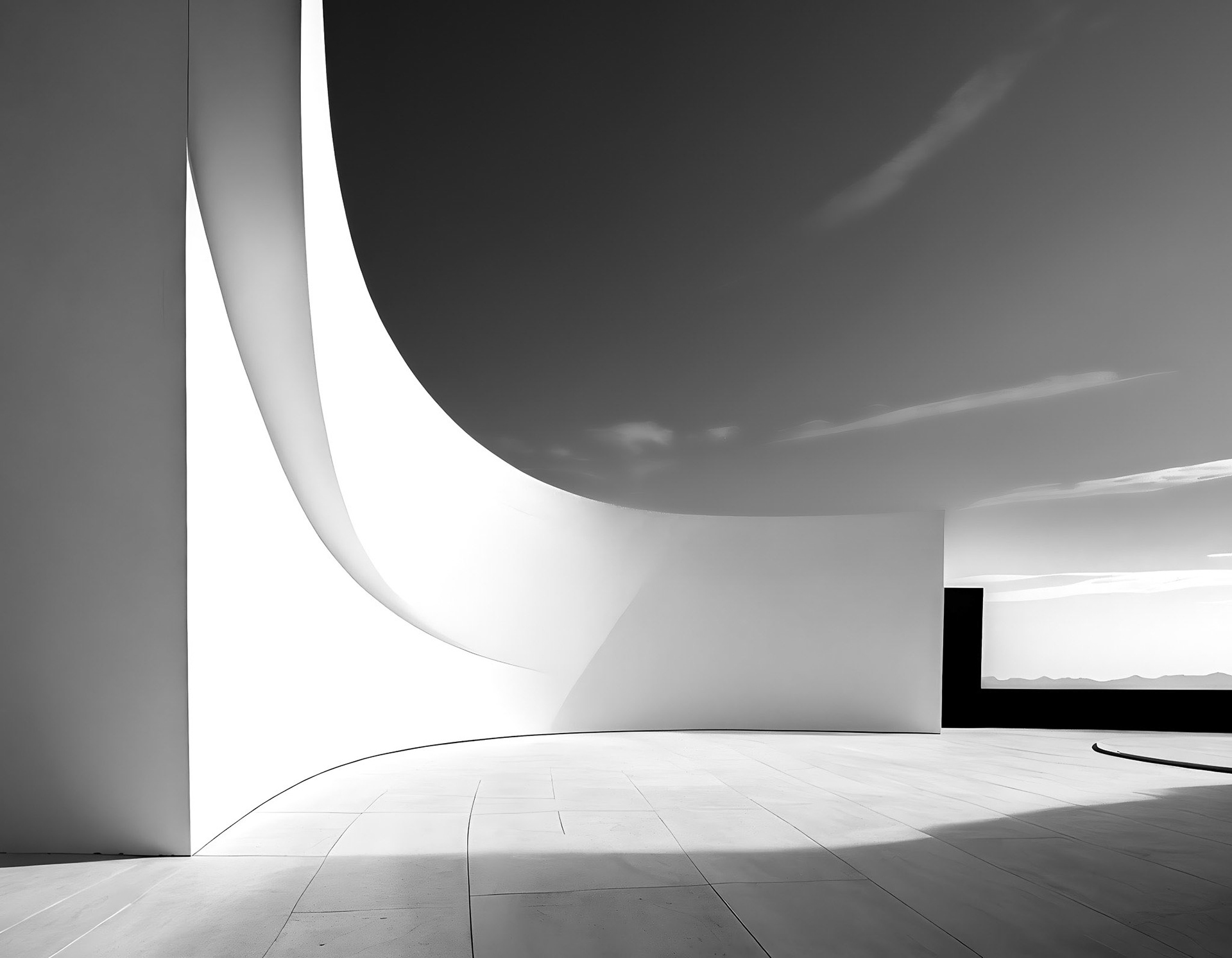 Architecture Abstract in Black and White © Bob Orsillo - All Rights Reserved.