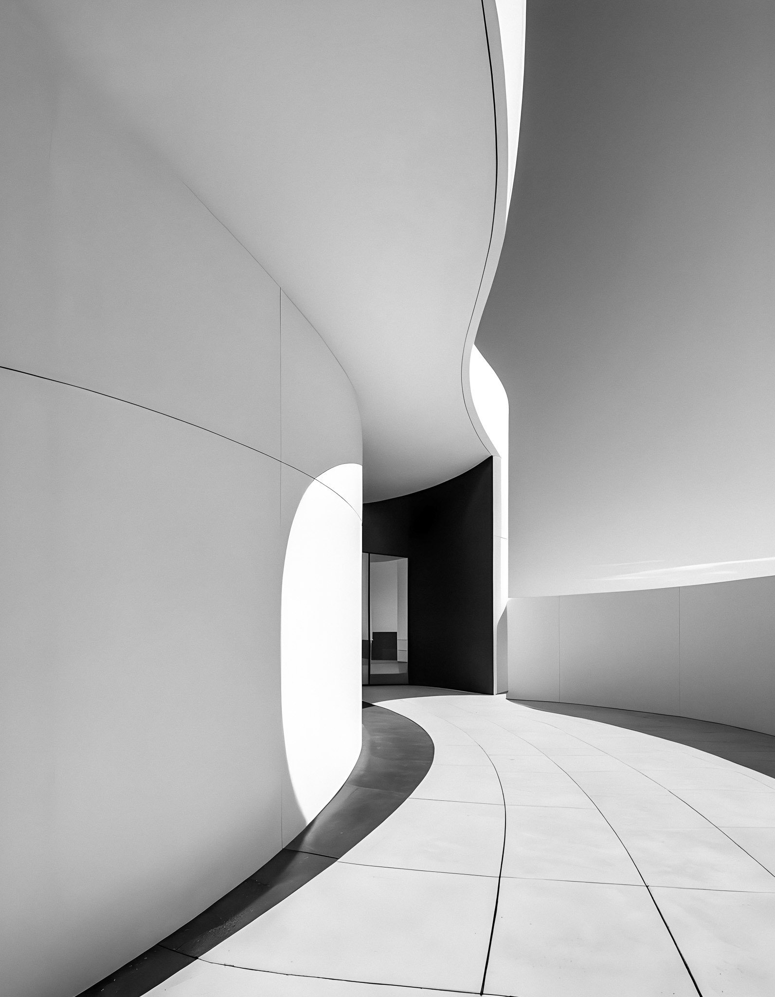 Architecture Abstract in Black and White © Bob Orsillo - All Rights Reserved.